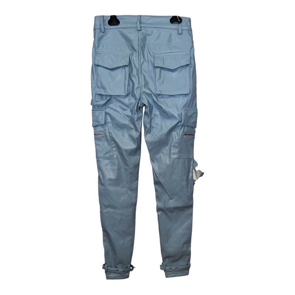 Guapi Pants Mens 28 Faux Leather Limited Edition Cargo Buckle Western NWT - Picture 2 of 15